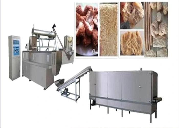 Textured Soya Meat Tsp Tvp Production Machine