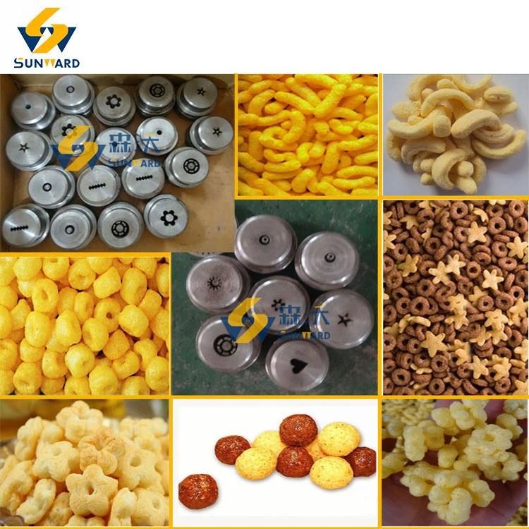 Extruded Automatic Puffed Corn Snacks Food Equipment