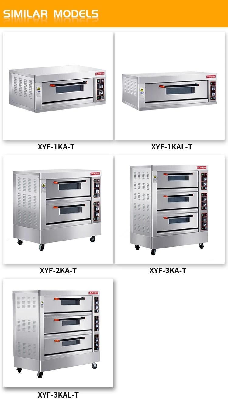 Guangzhou Hongling Food Machinery/ Bread Machine/ 2-Deck 6-Tray Electric Oven