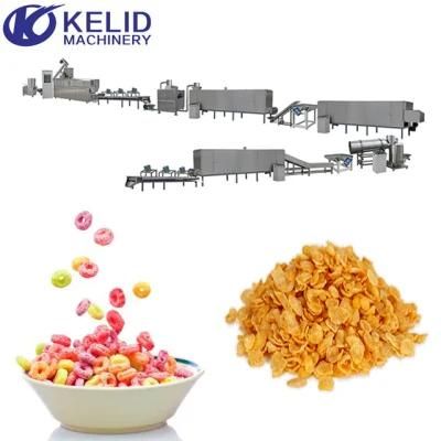 Fruit Loop Corn Flakes Breakfast Cereals Processing Production Line Making Machine