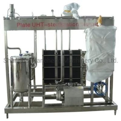 Industrial Use Cream Uht Plate Sterilizer Machine