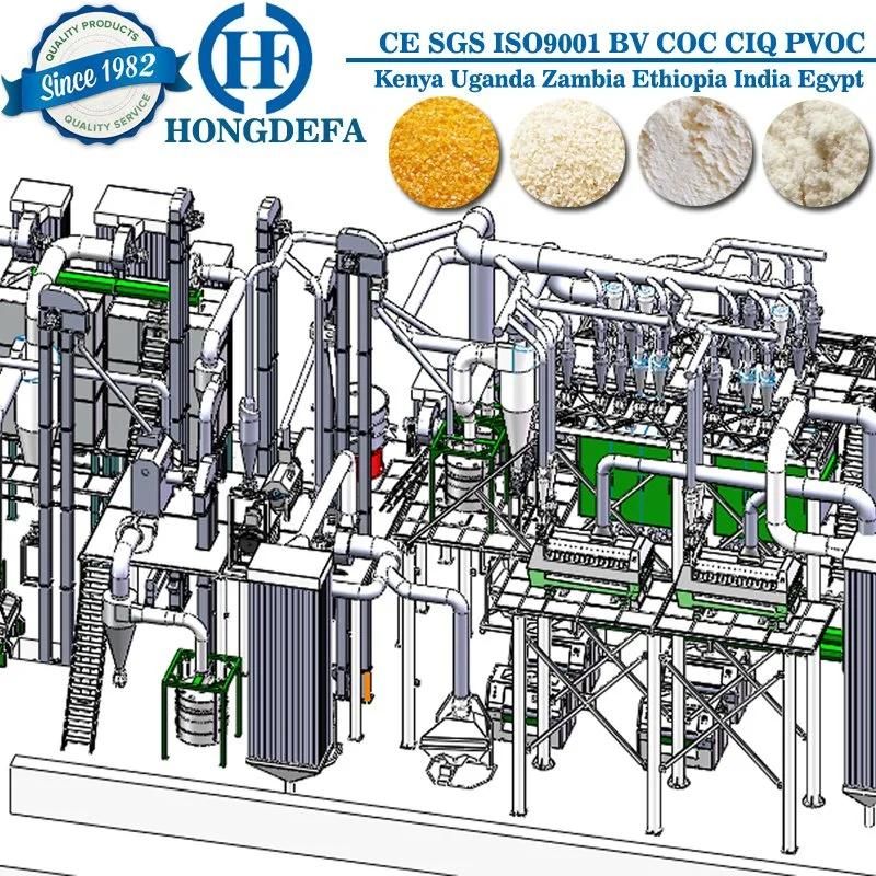 Corn Flour Mill Lines/ Complete Corn Flour Milling Machinery/ Mill for Corn