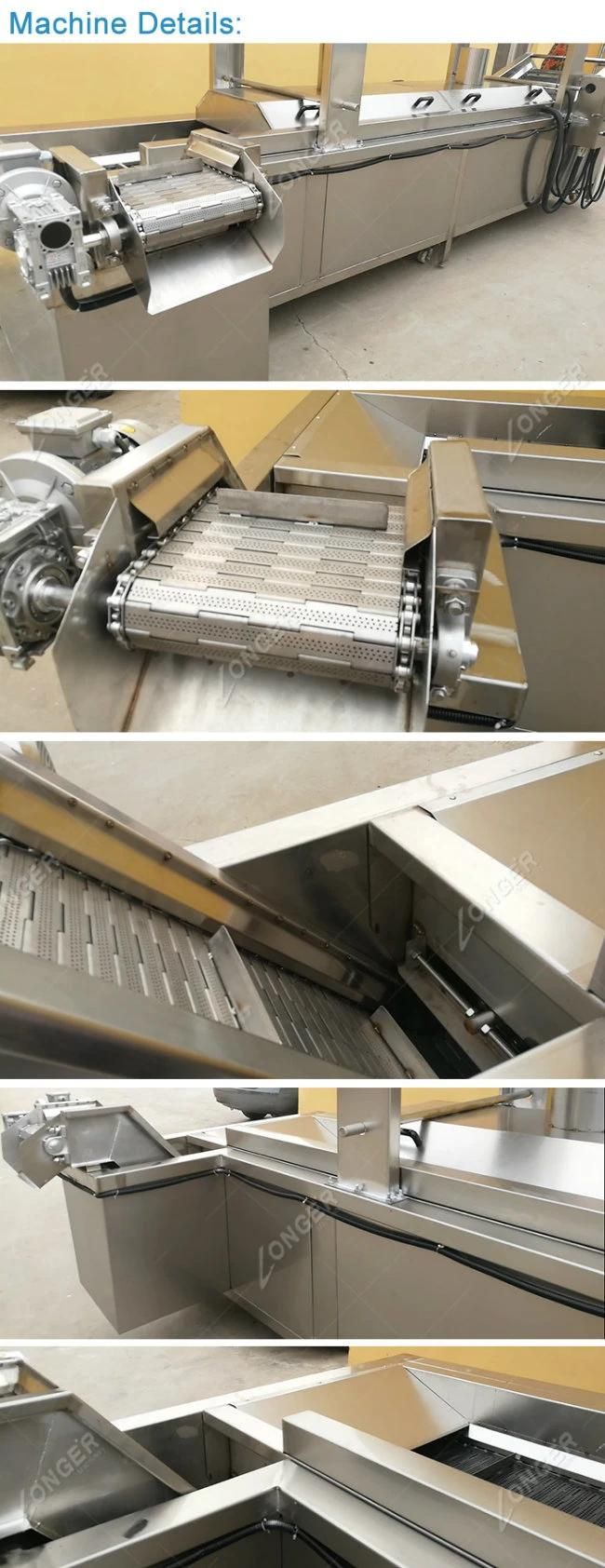 Automatic Continuous Frying Machine Potato Chips Fryer Machine