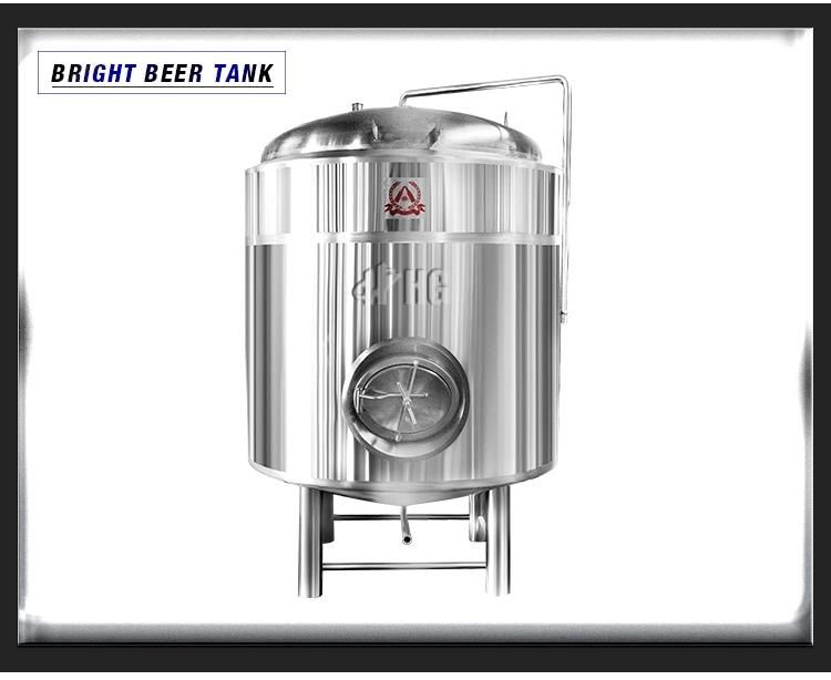2000 Liter Stainless Steel Fermentation Tank Mirrors Cooling Jacketed Conical Beer Fermenter Temperature Control