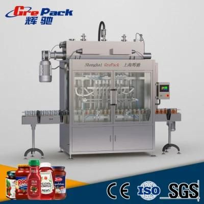 Servo Piston Controlled New Design Soybean Paste Filling Machine