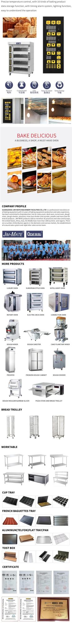 4 Deck 8 Trays Commercial Pizza Oven European Stainless Steelelectric Baking Machine Professional Deck Oven Bakery Equipment Kitchen Equipment with Stone