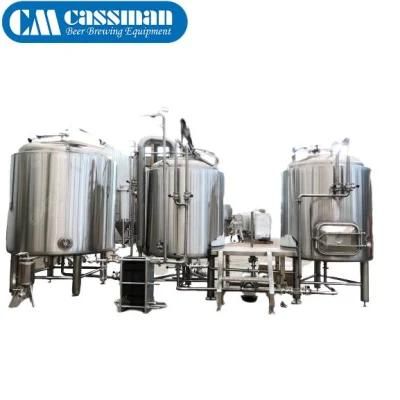 Cassman 300L 500L 1000L Stainless Steel Tank Beer Brewing Equipment