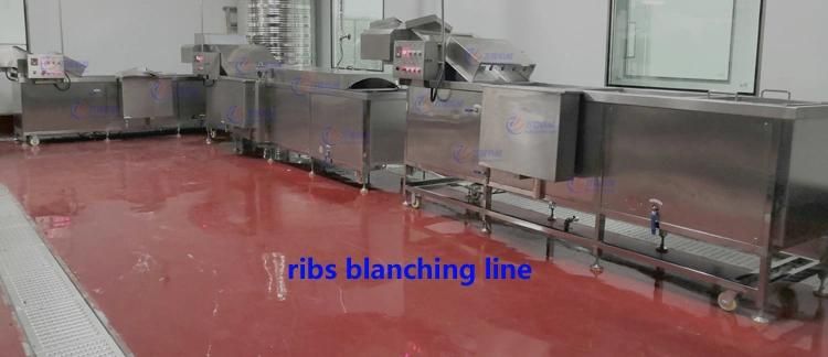 Customized Automatic Fresh Vegetable Meat Sweet Corn Threshing Blanching Machine Processing Line