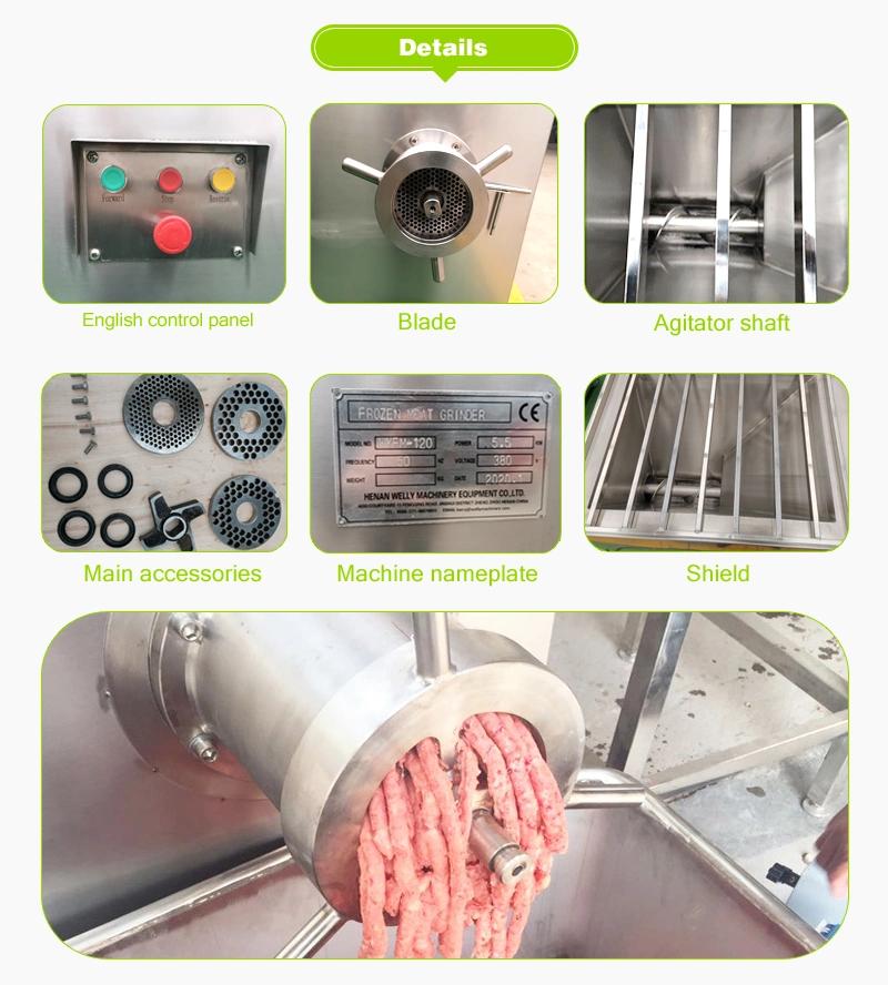 Low Noise Meat Chopping Stuff Machine Meat Grinder Electric
