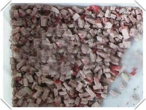 Industrial Use Frozen Fresh Meat Cube Cutting Machine