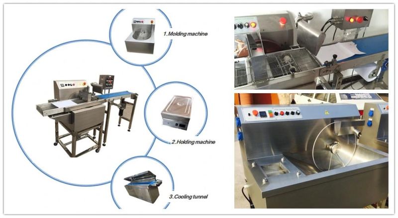 Automatic Small Belt Chocolate Coating Machine