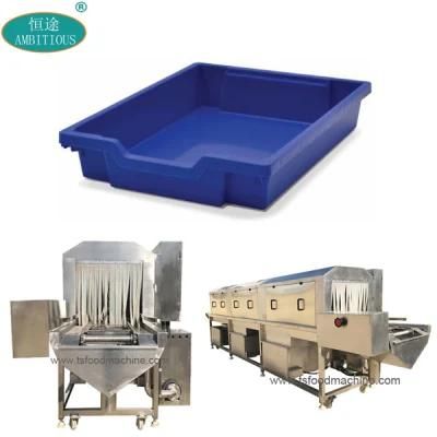 Electric Tray Washing Machinery Bin Washing Machine