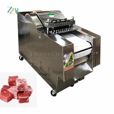 Stainless Steel Chicken Meat Dicer Machine / Beef Meat Cutting Machine