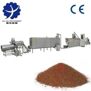 Jinan Double Screw Extruder Floating Fish Feed Animal Feed Pellet Production Line
