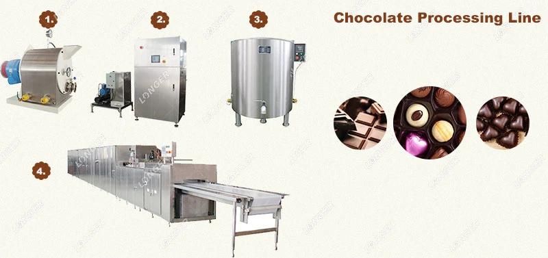 Italy Fully Automatic Price Chocolate Chip Manufacturers Chocolate Production Line for Sale