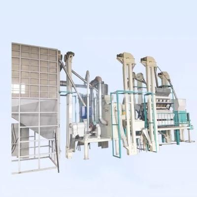 Complete Set 50 Ton Day Rice Mill Milling Plant Rice Milling Machine Price