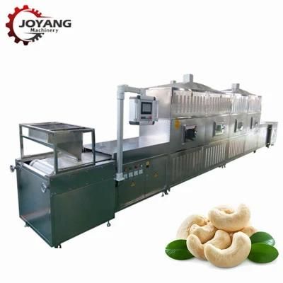 70kg / H Tunnel Belt Microwave Hazelnuts Almonds Nuts Dryer Curing Machine