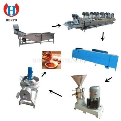 Industrial Pepper Paste Making Machine / Pepper Sauce Filling Packing Machine