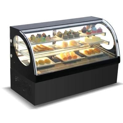 Commercial Kitchen Stainless Steel CD1200 Cake Display Refrigerator Showcase Glass Dessert ...