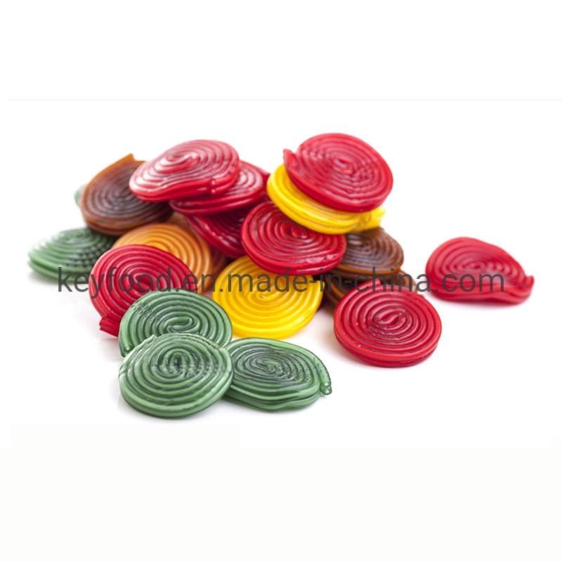 CE Approved Automatic Sour Rainbow Licorice Belt Candy Production Line