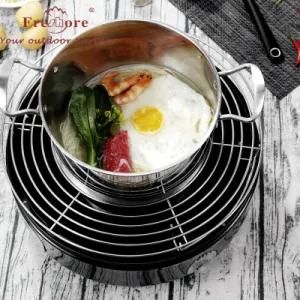 Energy Efficiency Portable Smokeless Charcoal Grill with Satinless Steel Grill Pan