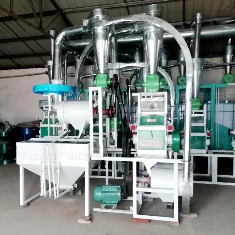 8-12 t/day wheat corn flour mill machine