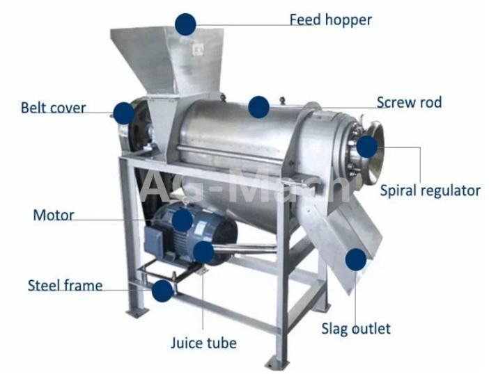 Commercial Screw Press Fruit Juice Making Machine Fruit Juicer Extractor Machine