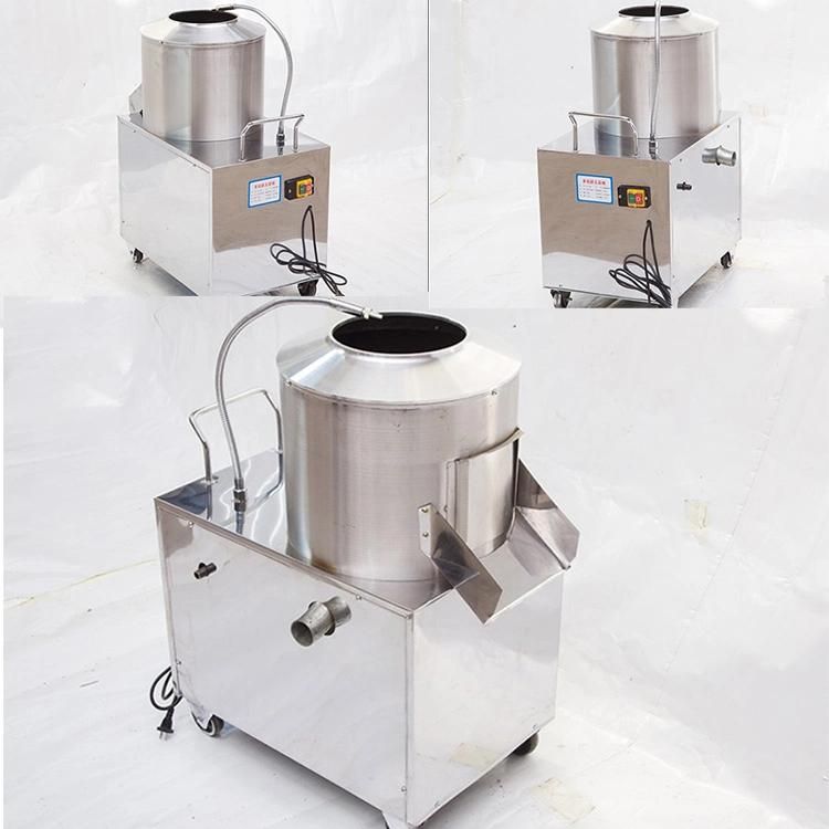 Commercial Potato Peeler Washer Machine Potato Peeling and Cleaning Machine Potato Washer Peeler Cutter Machine