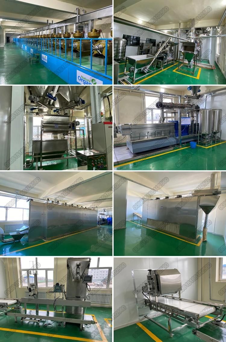 Texture Vegetable Protein Tvp Crumbles Processing Line