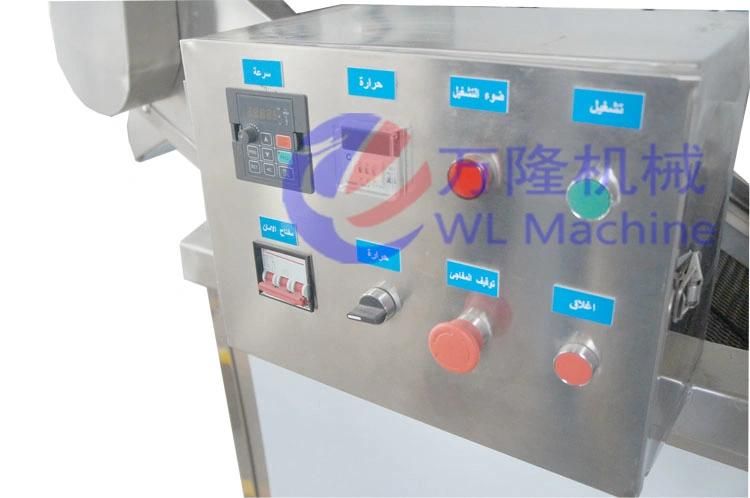 Seafood Shrimp Blancher Mushroom Chicken Breast Meat Steam Blanching Line Pre Cooking Machine