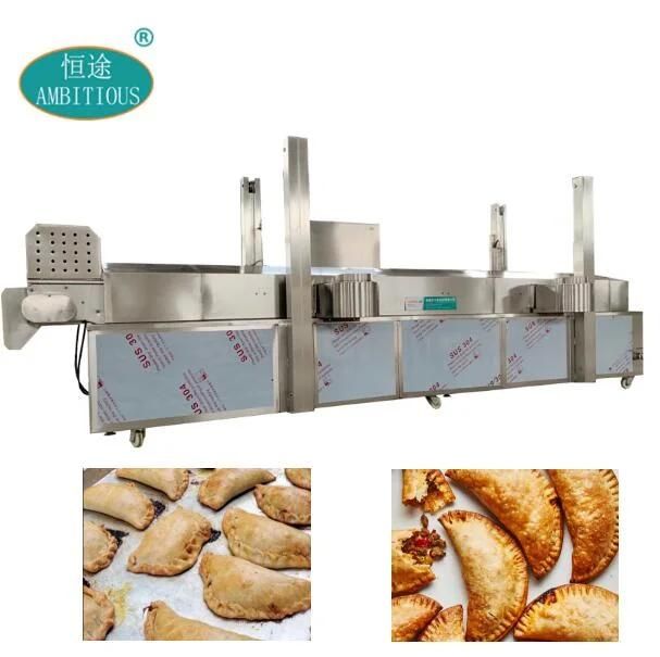 Automatic Fryer Dumpling Samosa Donut Empanada Frying Machine