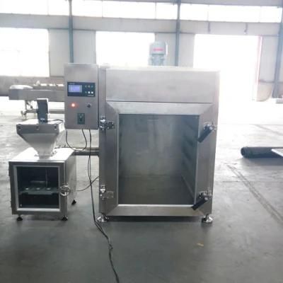 Semi-Automatic Meat Smoking and Cooking Machine