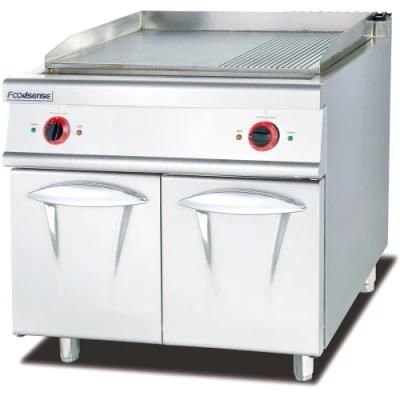 Free Standing Electric Griddle with Gas Oven for Commercial Kitchen
