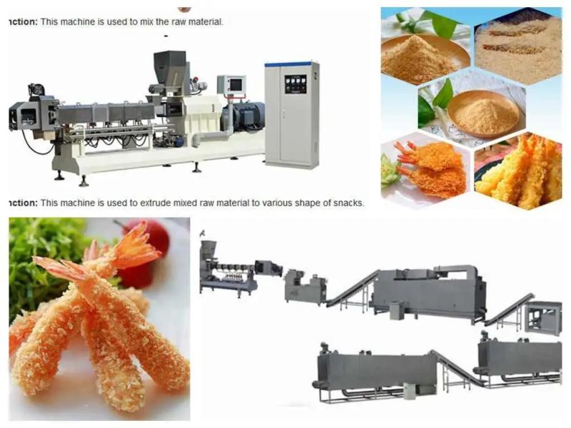Fully Automatic Japan Bread Crumbs Making Machine
