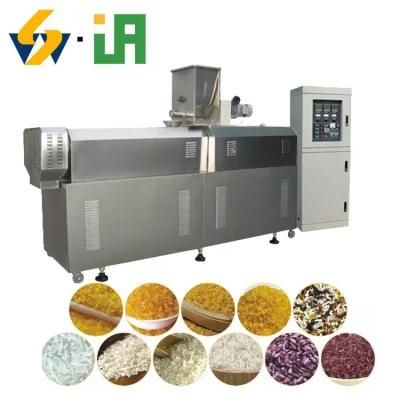 Automatic Fortified Rice Processing Line Artificial Rice Nutritional Rice Making Machine ...