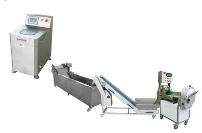 Vegetable Cutting Washing Dehydrating Machine System