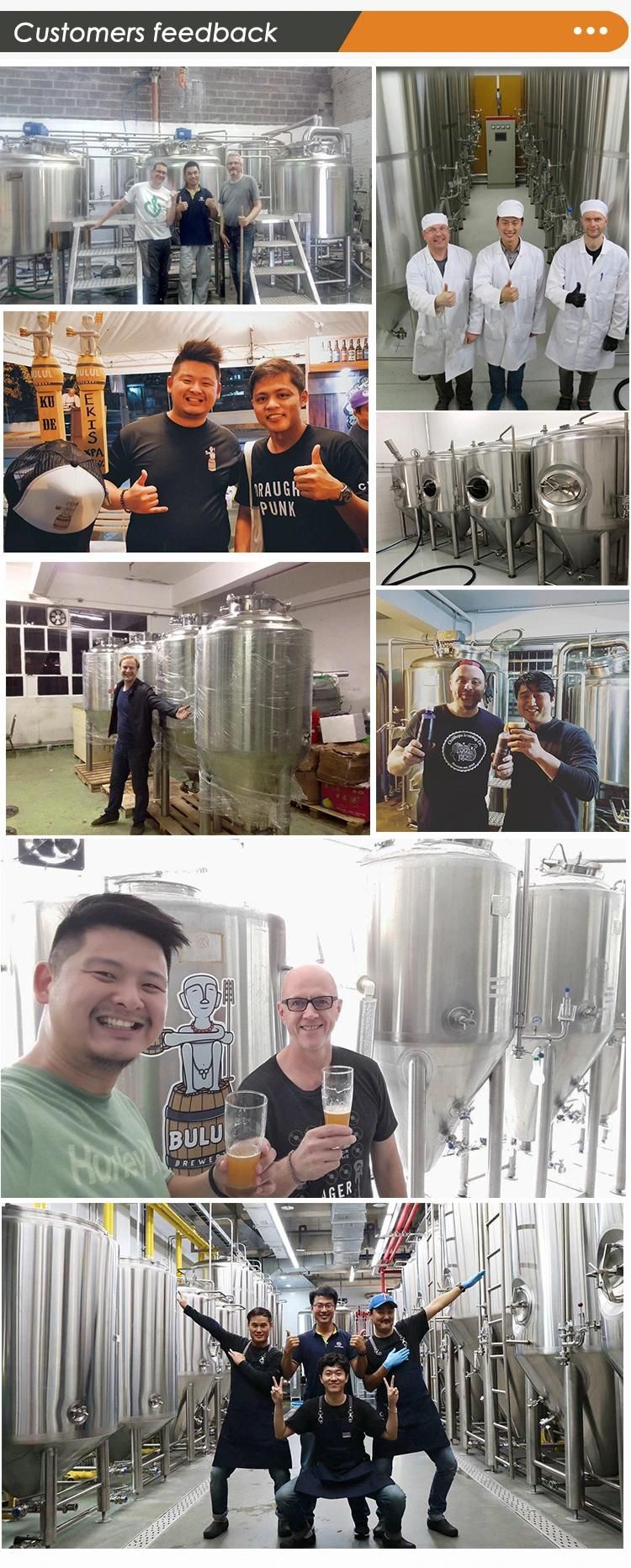 2000L 3 Vessels Beer Brewery Equipment with Ce Certificate