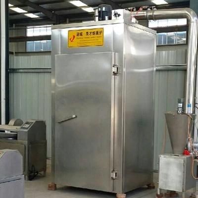 250kg Sausage Bacon Chicken Drying Smokehouse Machine Meat Smoker Commercial Meat Processing Machinery