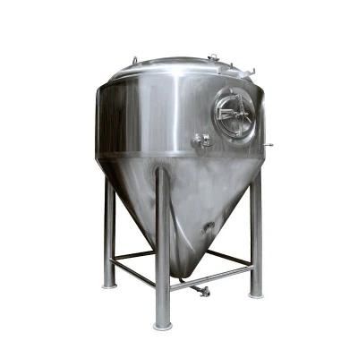 500L 1000L 2000L Beer Fermenting Equipment Conical Fermentation Tank for Brewery