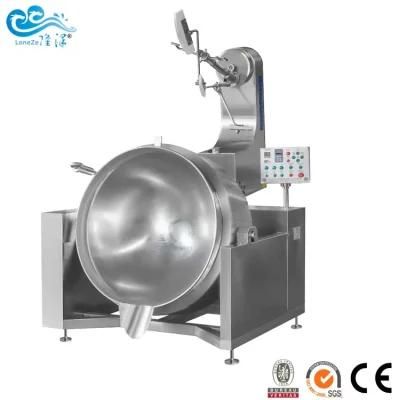 Industrial Automatic Steam Operation Chili Sauce Making Machine Cooking Pots with Mixer