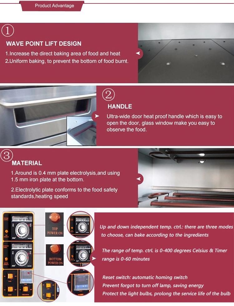 Gas Deck Oven Baking Machine Commercial Bakery Equipment Pizza Oven Baking Oven CS-G12