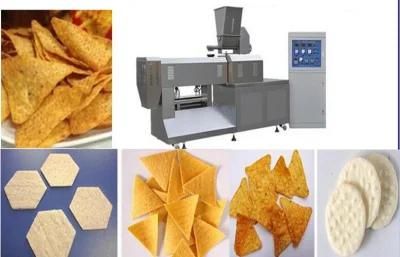 Fried Bugles Dortios Flour Snacks Production Machine