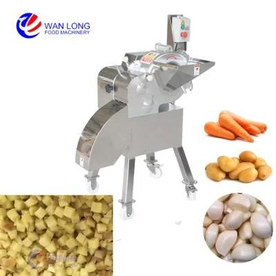 High Capacity Vegetable and Fruits 3D Dicing Cubes Cutting Machine Tomato Lemon Potato ...