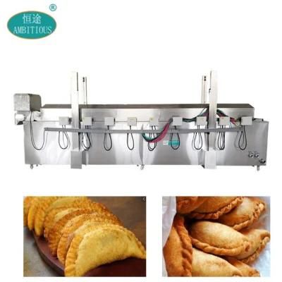 Empanadas De Carne Continuous Frying Machine