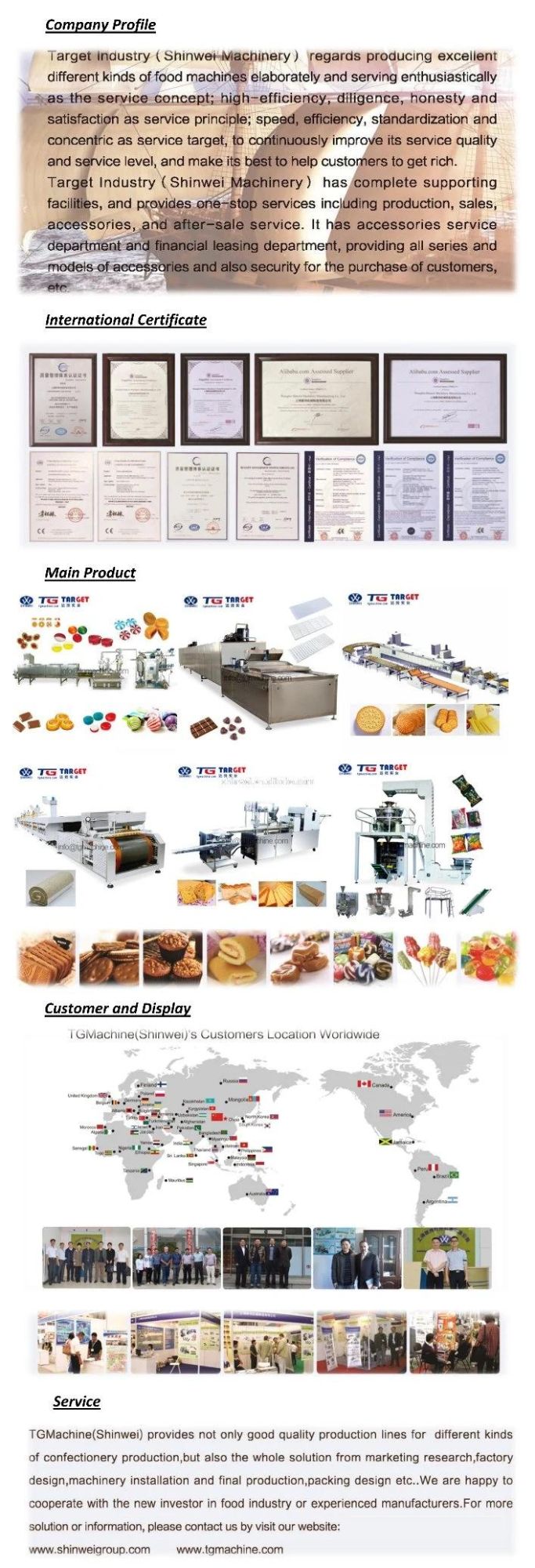 Exm5600 Complete Production Line for Marshmallow Making