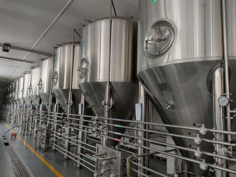 SUS304 5000L Beer Brewing Equipment Beer Fermenters for Sale