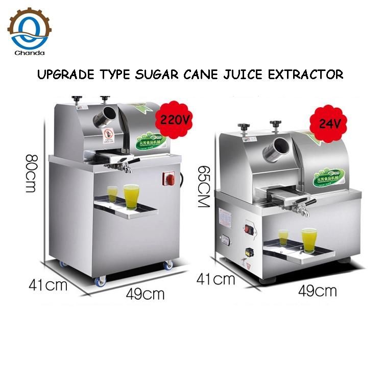 Electric Commercial Sugar Cane Juice Extractor Machine Sugarcane Juicer