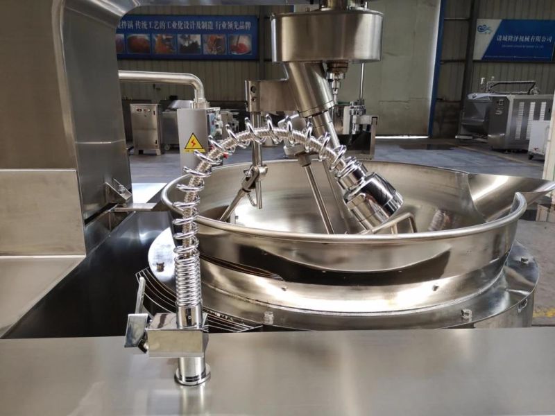 Factory Supply Industrial Cooking Jacketed Kettle with Mixer for Tomato Sauce and Spice