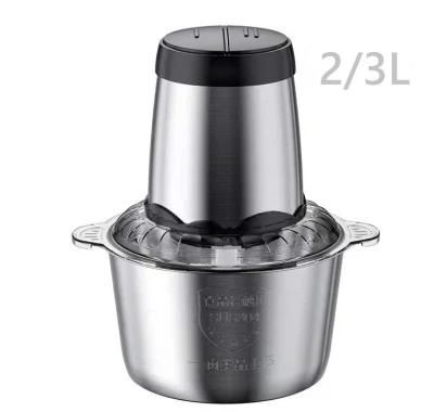 3L Stainless Steel Bowl Meat Grinder Household Electric Stuffing Machine Cooking Machine ...
