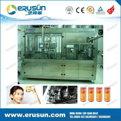 Juice Tin Can Hot Liquid Filling Machine